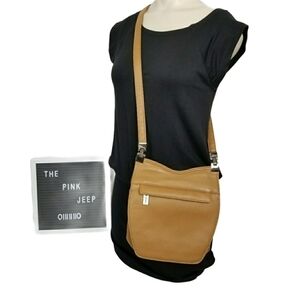 Aurielle leather crossbody sleek purse